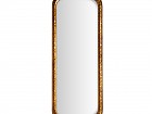 Espejo de madera de abeto en oro viejo